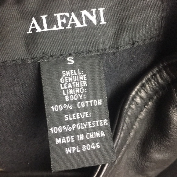 Black leather jacket size small - Picture 4 of 6